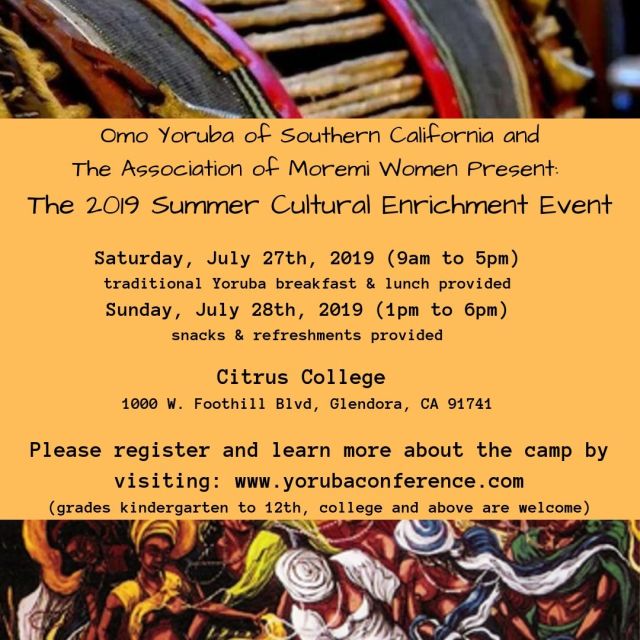 Omo Yoruba of Southern California Presents_ the 2019 Summer Camp-v3